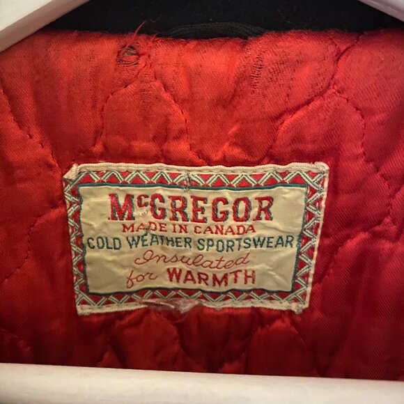 Vintage McGregor Wool Duffle Coat Pea Coat size Medium Preowned - Picture 2 of 14